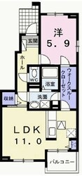 フォルトゥーナ・Ｍ　IIの物件間取画像